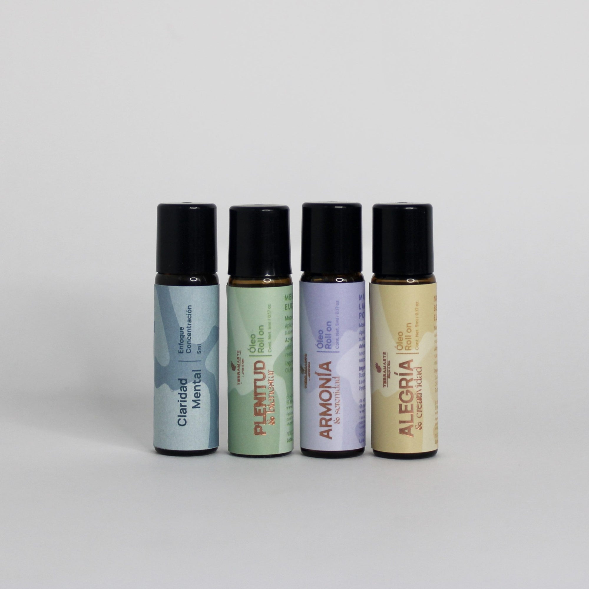 Kit 4 Roll-on Enfoque Alivio Vitalidad y Descanso