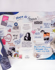 Mapa de Sueños 2026 con Tubo tipo alcancía, Póster y Guía de Manifestación